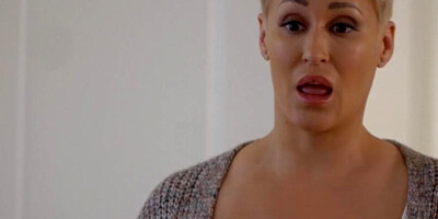 Short-haired cooze was up for a little bit of lesbian pussy licking with her girlfriend