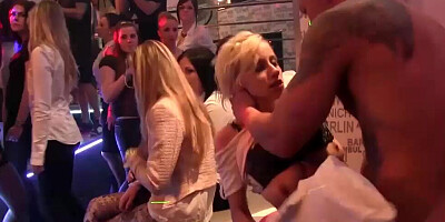 Bachelorette party with lots of girls turns into a wild sex orgy
