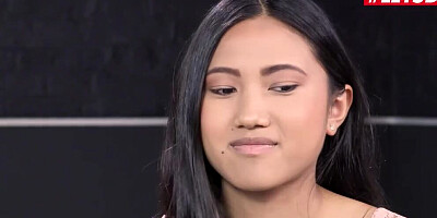 Asian cutie May Thai is ass-fucked at porn casting