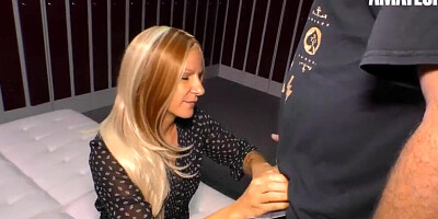 AmateurEuro - Locker Room Sex With Coach's Sexy Housewife