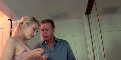 TwistedVisual - Blonde Stepdaughter Fucked behind her Mother's back