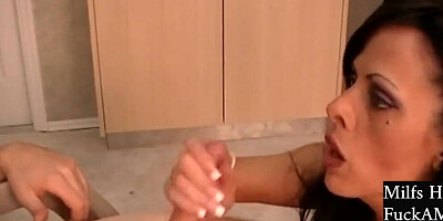 Son Fucks Mother in the Kitchen