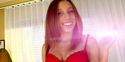 Round ass babe is riding some hard cock on the couch