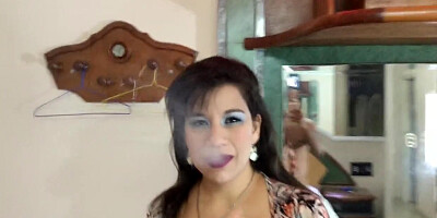 I took my Step son to the hotel and give him an aggressive Blowjob (FACIAL)