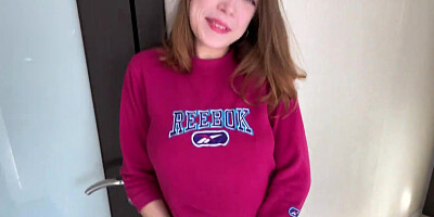 Did you see my Scrunchy? - POV Real Sex with Cute Teen 4K