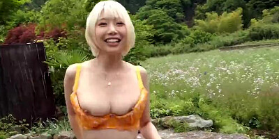 Alice Otsu - Squirting Bubble Butt Babe Exposed Outdoor