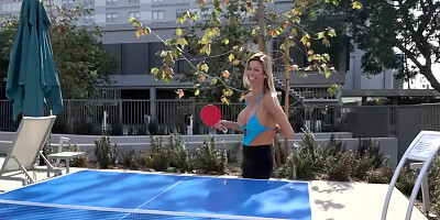 BANG Real MILFs Alexis Fawx Flashing & Sucking Poolside