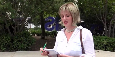Busty blonde mom shakes her big tits on that hard cock
