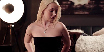 Czech blonde Lovita Fate’s lesbian masturbation fantasy