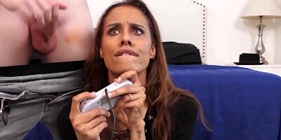 Stepmom Plays Stepson's Video Game Joystick - MommyBlowsBest