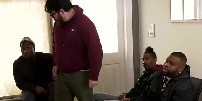 Fella Brings 3 Hunky BBCs to DP His Stepma
