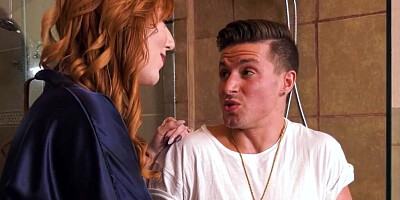 Jay Romero is pushing his hard cock in redhead MILF Lauren Phillips