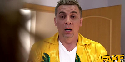 Fake Hostel Sweaty Hot Festival Girls Turn on Landlord with their Scent