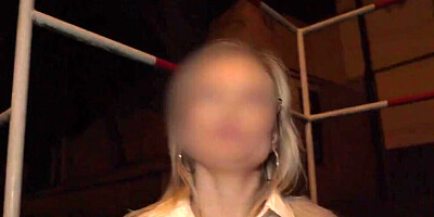 Anonymous blonde MILF is filmed while riding that hard pecker