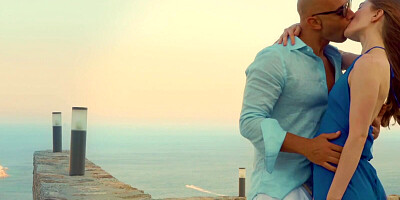 Bald stallion is having very hot intercourse with his teen redhead girl