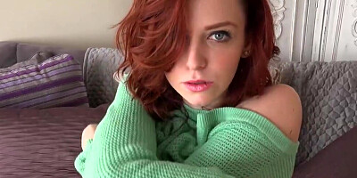 Emma Evins pets her pervy little hairy pussy on cam