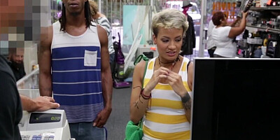 Roggie Zee sucks and fucks Sean Lawless at the pawn shop