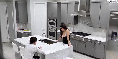 SpyFam Step mother Ava Addams fucks broken hearted step son on valentines day.