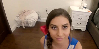 Slutty Teen Cheerleader Fucks Step Brother (Part 1)