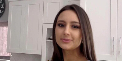 Alluring brunette girl was more than willing to have some naughty fun with her stepbro