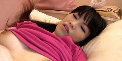 Cute Chinese doll gets her hairy puss teased by a horny boyfriend