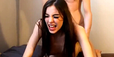Step sister cacth step brother jerking off with her panties