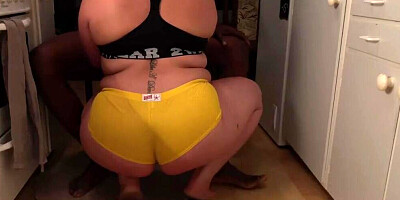 Amateur Bbw blowjob almost put me to coma, anytime I looked at her ass..p2