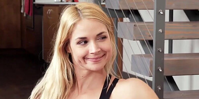 Sarah Vandella fucks her stepson and his GF