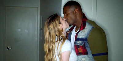 BLACKEDRAW - Blonde Babe Gets Dominated By Huge BBC