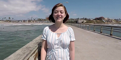 18 Year old Aria Sky Takes A Big Cock in her Tight Virgin Pussy