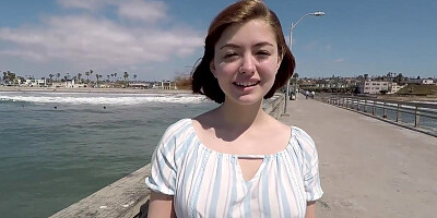 18 Year old Aria Sky Takes A Big Cock in her Tight Virgin Pussy