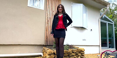 I realize my fantasy in the company of two guys