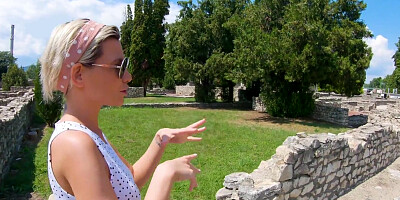 Lovely European MILF is craving for lucky stranger's hard prick
