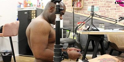 Behind the scenes of a pornshoot with Classy Filth and Nemo Brown