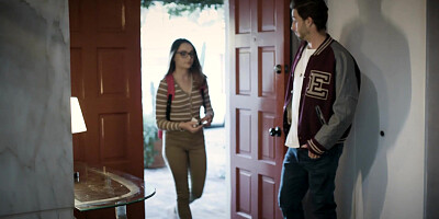 Virgin college teen Aften Opal fucked for the first time