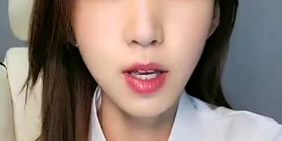 Beautiful Asian teen is giving JOI while being solo and dressed