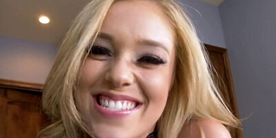 Sweet blonde Kali Roses is poked with dick in this POV video
