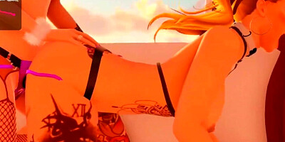 good tight pussy 3d porn leads to creampie in hentai pussy