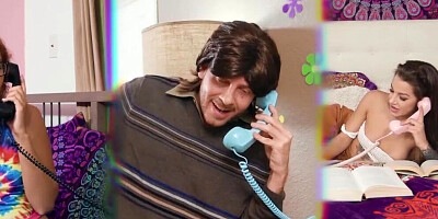 Stepsis fulfills her dream of banging her retro style bro