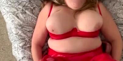 Big tits on this busty MILF are dangling as she gets fucked