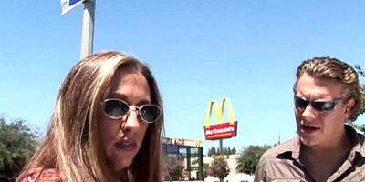 MILF Alisandra Monroe Lets A Guy She Just Met Put His Finger Inside Her Asshole