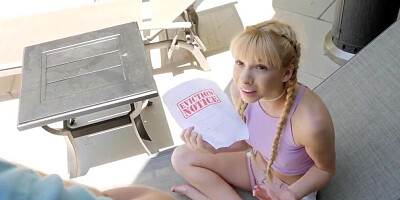 Kenzie Reeves is sucking and riding stranger's cock out in the open