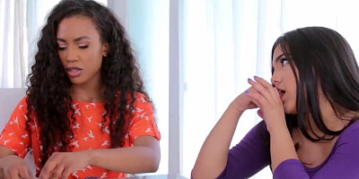 Latina bffs switch stepdad's