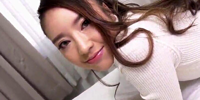 Delightful Japanese woman is being interviewed on her very first nude casting