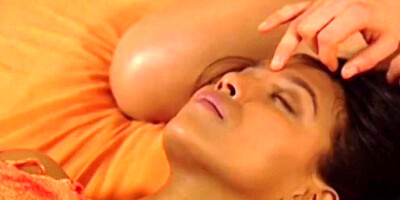 Smoking hot babe is enjoying in some hot relaxing massage