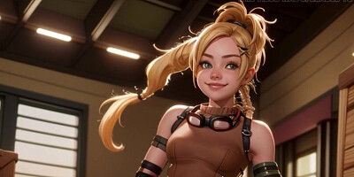 AI generated Rikku (Final Fantasy X)