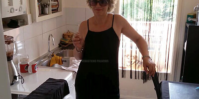 No taboo, sexy milf cougar over 40 fucks with stepson