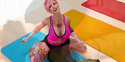 Flirty F Cap 3 - Helping My Stepsister With Her Training