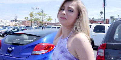 POV cock sucking and pussy banging with a gorgeous blonde teen