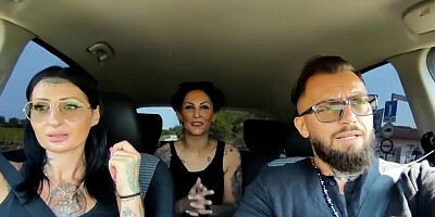A rock singer fucked in the street